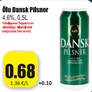 Allahindlus - Õlu Dansk Pilsner