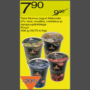 Allahindlus - Tere Mumuu jogurt Meloodia 2%