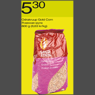 Allahindlus - Odrakruup Gold Corn, 800g