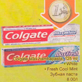 Allahindlus - Colgate Max hambapasta, 125 ml