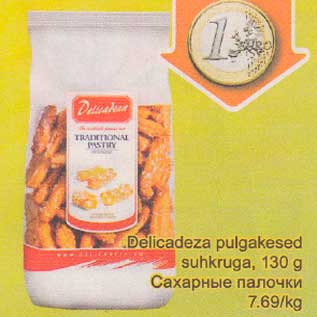 Allahindlus - Delicadeza pulgakesed suhkruga, 130 g