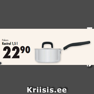 Allahindlus - Fiskars Kastrul 1,5 l