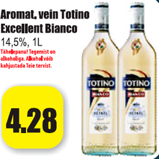 Allahindlus - Aromat.vein Totino Excellent Bianco