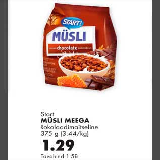 Allahindlus - Start müsli meega