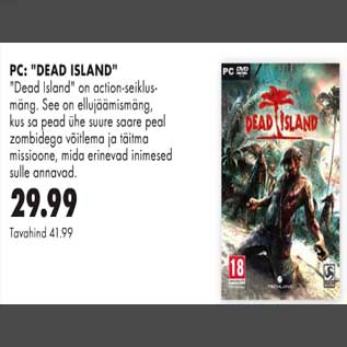 Allahindlus - PS:"DEAD ISLAND"