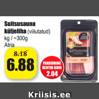 Allahindlus - Suitsusauna küljeliha