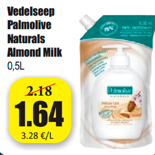 Allahindlus - Vedelseep Palmolive Naturals Almond Milk 0,5L