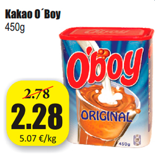 Allahindlus - Kakao O´Boy 450g