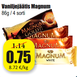 Allahindlus - Vaniljejäätis Magnum