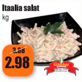 Allahindlus - Itaalia salat, kg