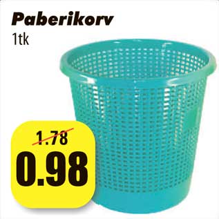 Allahindlus - Paberikorv 1tk