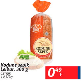 Allahindlus - Kodune sepik Leibur, 300 g