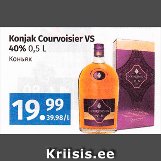 Allahindlus - Konjak Courvoisier VS 40% 0,5 L