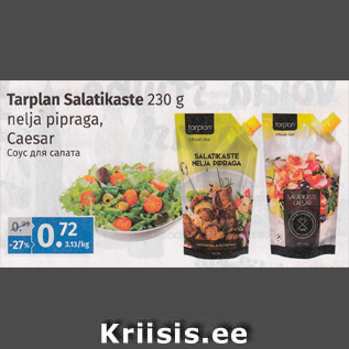 Allahindlus - Tarplan Salatikaste 230 g