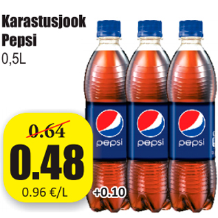 Allahindlus - Karastusjook Pepsi 0,5 L