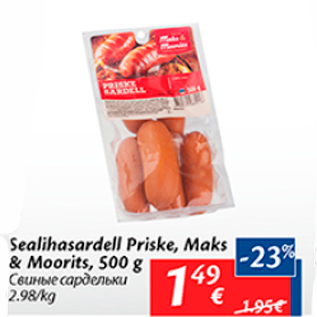 Allahindlus - Sealihasardell Priske, Maks & Moorits, 500 g