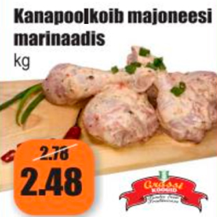 Allahindlus - Kanapoolkoib majoneesi marinaadis kg