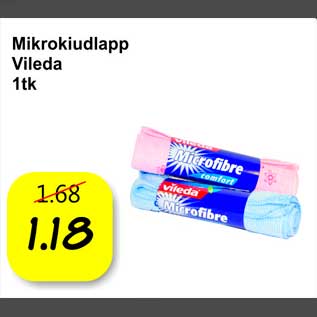 Allahindlus - Mikrokiudlapp Vileda 1tk