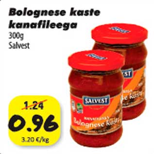 Allahindlus - Bolognese kaste kanafileega 300g