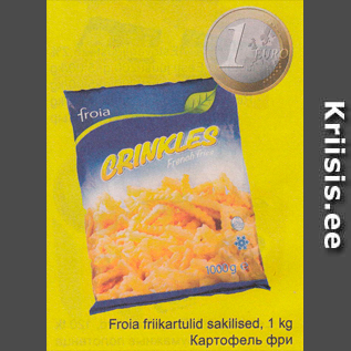 Allahindlus - Froia friikartulid sakilised, 1 kg