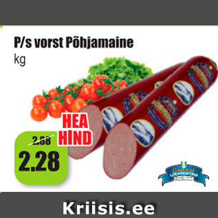 Allahindlus - P/s vorst Põhjamaine kg