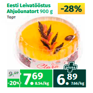 Allahindlus - Eesti Leivatööstus Ahjuõunatort 900 g