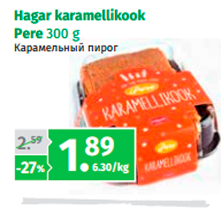 Allahindlus - Hagar karamellikook Pere 300 g