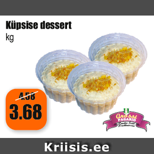 Allahindlus - Küpsise dessert kg