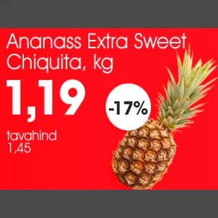 Allahindlus - Ananass Extra Sweet Chiguta, kg