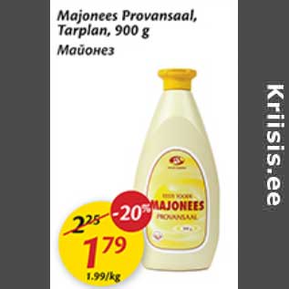 Allahindlus - Majonees Provansaal, Tarplan, 900 g