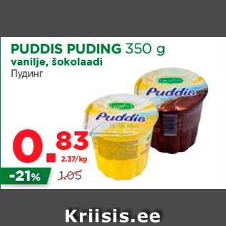 Allahindlus - PUDDIS PUDING