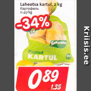 Allahindlus - Laheotsa kartul, 2 kg