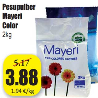 Allahindlus - Pesupulber Mayeri Color 2kg