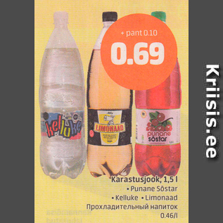 Allahindlus - Karastusjook, 1,5 l