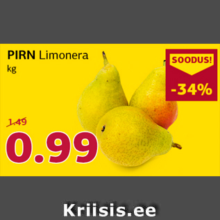 Allahindlus - Pirn Limonera kg