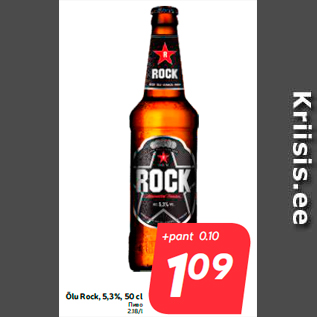 Allahindlus - Õlu Rock, 5,3%, 50 cl