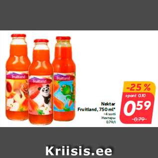 Allahindlus - Nektar Fruitland, 750 ml*