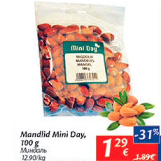 Allahindlus - Mandlid Mini Day, 100 g