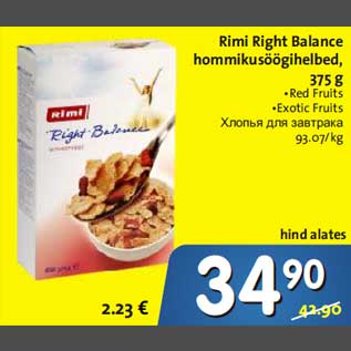 Allahindlus - Rimi Right Balance hommikusöögihelbed