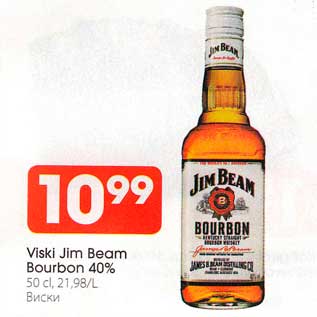 Allahindlus - Viski Jim Beam Bourbon