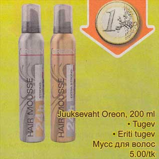 Allahindlus - Juuksevaht Oreon, 200 ml