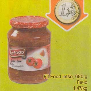 Allahindlus - Fit Food letšo, 680 g