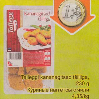 Allahindlus - Talleggi kananagitsad tšilliga, 230 g