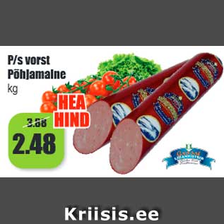 Allahindlus - P/s vorst Põhjamaine kg