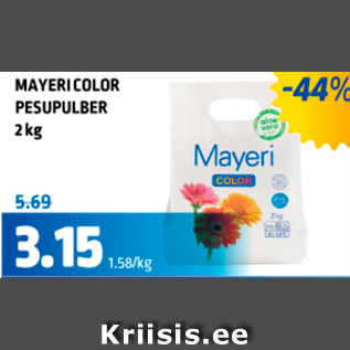 Allahindlus - MAYERI COLOR PESUPULBER, 2 kg