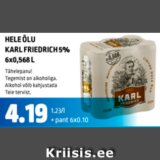 Allahindlus - HELE ÕLU KARL FRIEDRICH