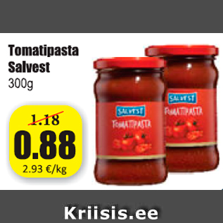 Allahindlus - Tomatipasta Salvest 300 g