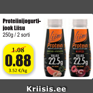 Allahindlus - Proteiinijogurtijook Liisu