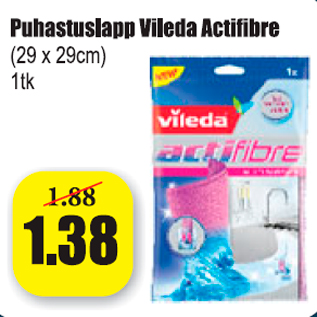 Allahindlus - Puhastuslapp Vileda Actifibre