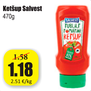 Allahindlus - Ketšup Salvest 470 g